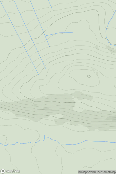 Thumbnail image for Watch Hill [Lake District N] showing contour plot for surrounding peak